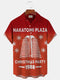 Men's Christmas Funny Graphic Short Sleeve Hawaiian Shirt